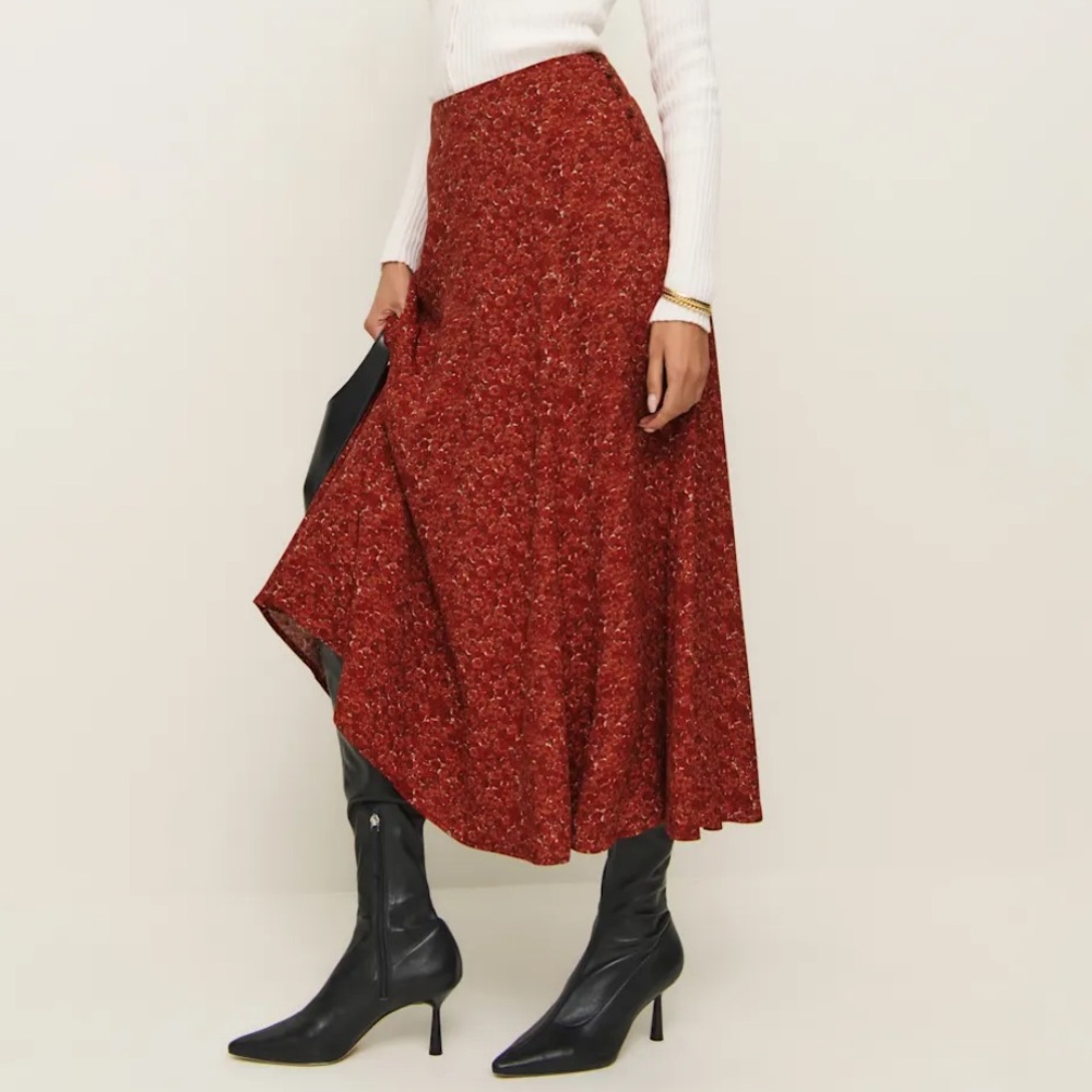 REFORMATION CLAIRE SKIRT ROSANNE